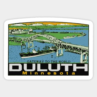 Vintage Style Duluth Decal Sticker